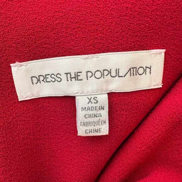 Dress The Population Karla Gown – Garnet - Picture 3 of 9